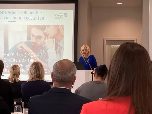 Anett Reiche, Referentin der Thüringer Agentur für Fachkräftegewinnung